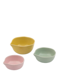 Jamie Oliver stoneware nesting pots set of 3 in multiple colors, UK version