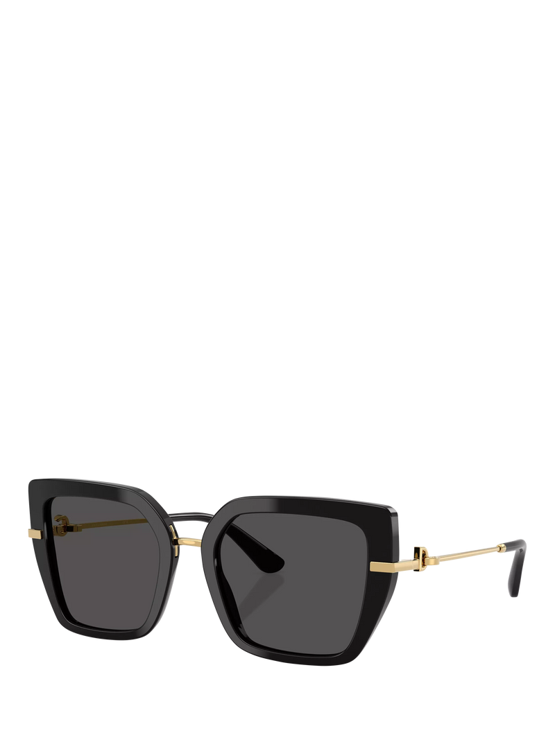 Dolce & Gabbana square sunglasses in black, imported from the UK