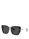 Dolce & Gabbana square sunglasses in black, imported from the UK