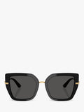 Dolce & Gabbana square sunglasses in black, imported from the UK