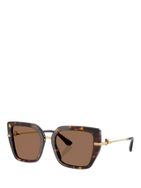 John Lewis Dolce & Gabbana DG4474 Women's Square Sunglasses, Havana- Buy online at McGrocer