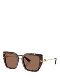 Dolce & Gabbana women's square sunglasses Havana (British brand)