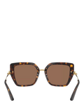 Dolce & Gabbana women's square sunglasses Havana (British brand)