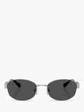 Michael Kors silver/black oval sunglasses, UK version