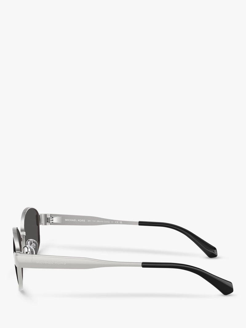 Michael Kors silver/black oval sunglasses, UK version