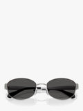 Michael Kors silver/black oval sunglasses, UK version