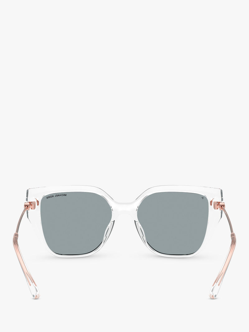 Michael Kors cat's eye sunglasses clear mirror rose gold - British product