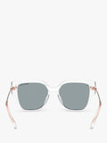 Michael Kors cat's eye sunglasses clear mirror rose gold - British product