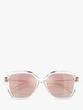 Michael Kors cat's eye sunglasses clear mirror rose gold - British product