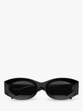 Miu Miu oval sunglasses black polyamide frame - British product