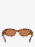 Miu Miu oval sunglasses Havana brown 54mm, imported from the UK