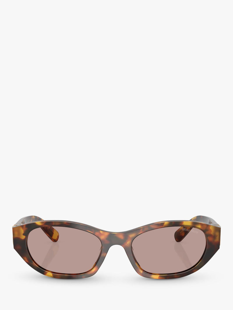 Miu Miu oval sunglasses honey Havana 53mm - British product