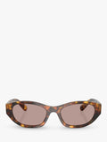 Miu Miu oval sunglasses honey Havana 53mm - British product