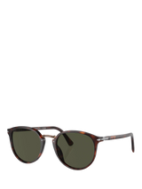 John Lewis Persol 0PO3210S Round Sunglasses, Havana- Buy online at McGrocer