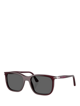John Lewis Persol 0PO3357S Square Sunglasses Milky Plum- Buy online at McGrocer