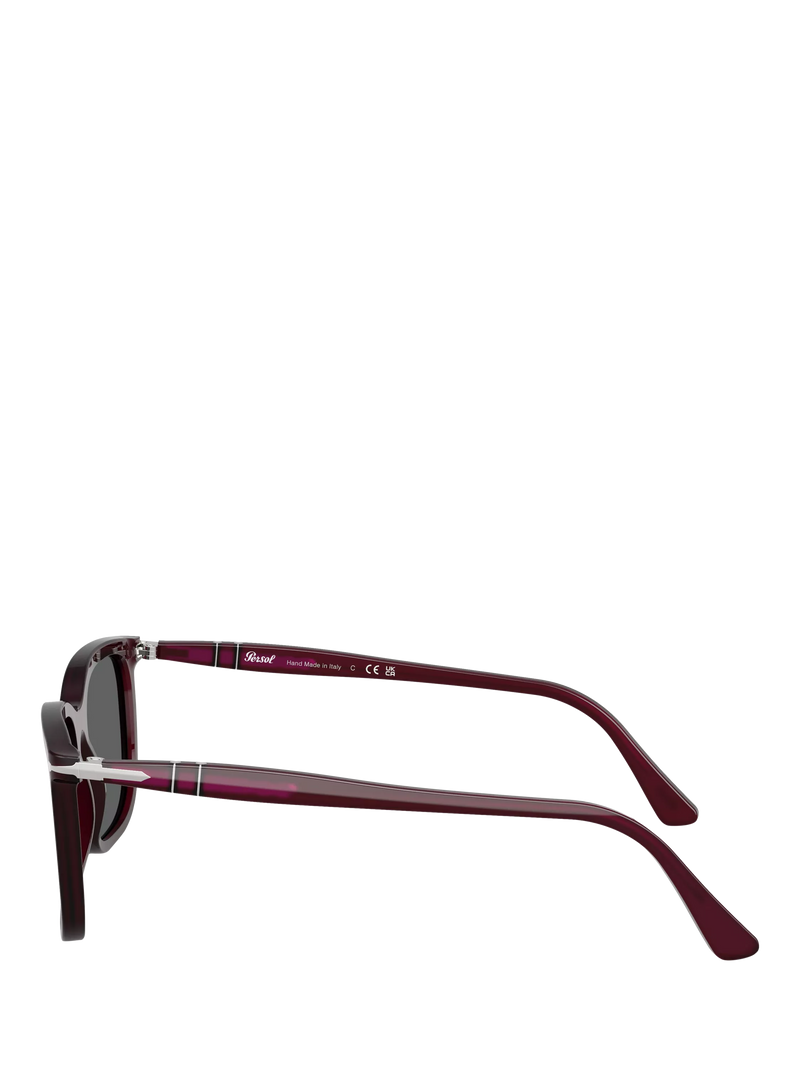 Persol square sunglasses Milky Plum glass lenses (British brand)