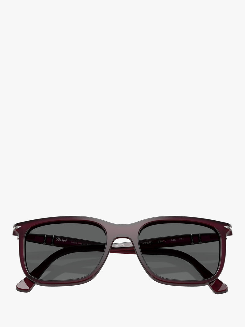 Persol square sunglasses Milky Plum glass lenses (British brand)
