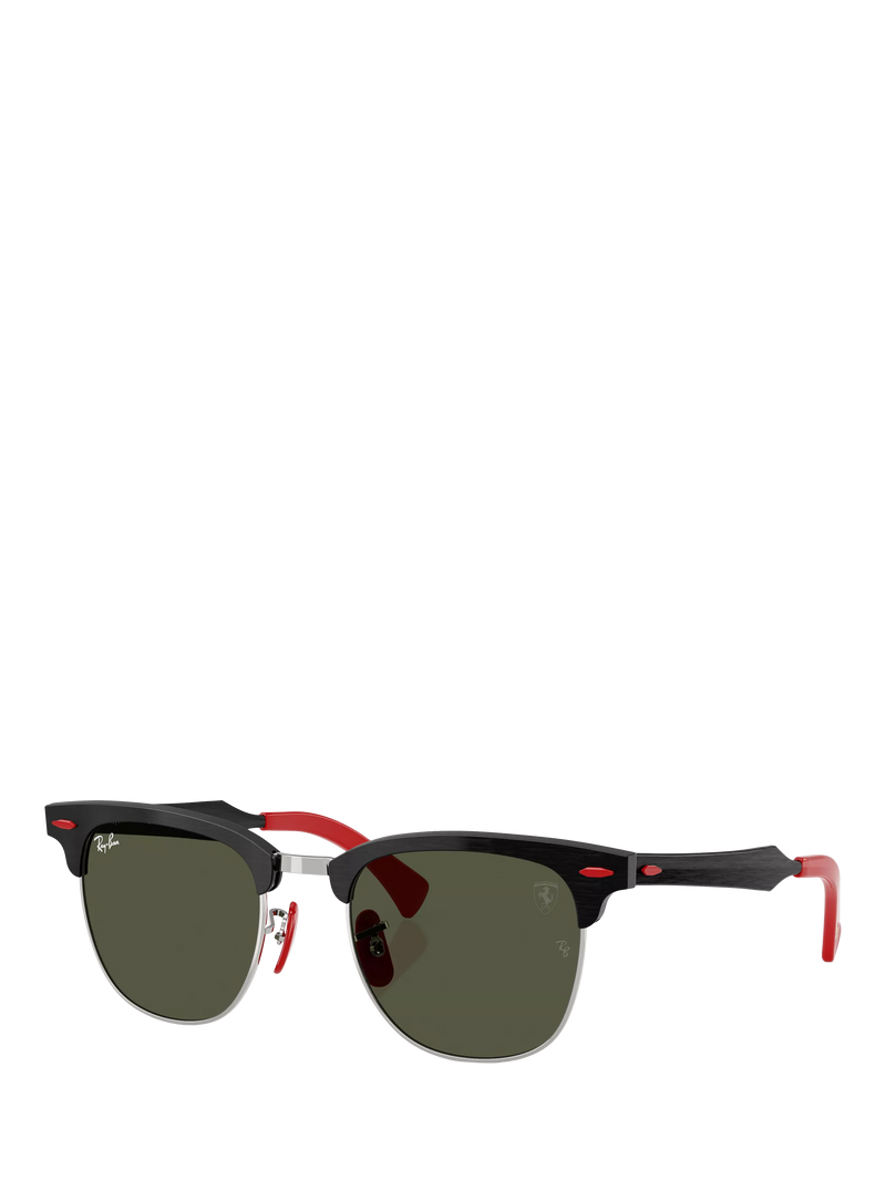 Ray-Ban D-frame sunglasses brushed black green lens imported from the UK