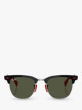 Ray-Ban D-frame sunglasses brushed black green lens imported from the UK