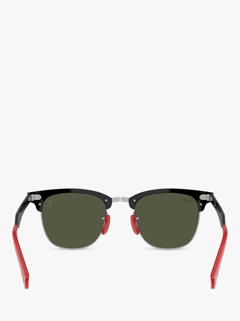 Ray-Ban D-frame sunglasses brushed black green lens imported from the UK
