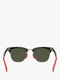 Ray-Ban D-frame sunglasses brushed black green lens imported from the UK