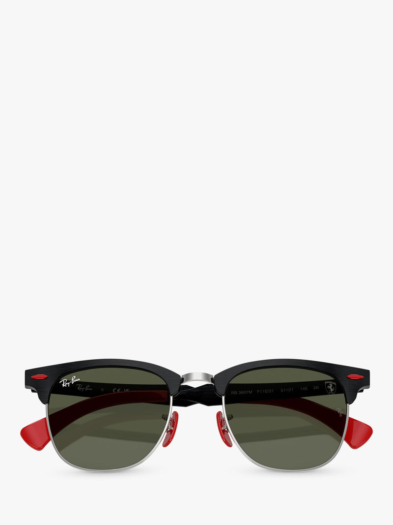 Ray-Ban D-frame sunglasses brushed black green lens imported from the UK
