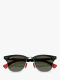 Ray-Ban D-frame sunglasses brushed black green lens imported from the UK