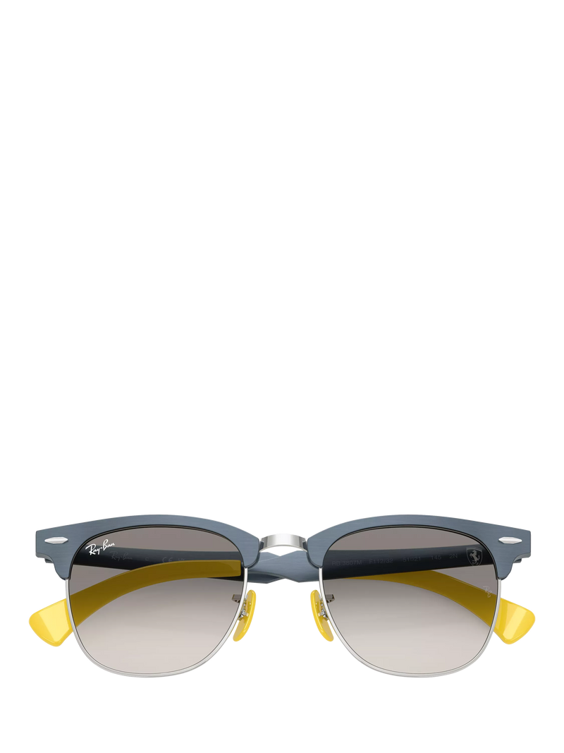 Ray-Ban D-frame sunglasses brushed blue 51mm, UK version