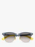 Ray-Ban D-frame sunglasses brushed blue 51mm, UK version