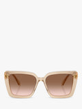 Swarovski square sunglasses beige transparent - British product