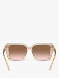 Swarovski square sunglasses beige transparent - British product