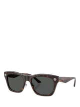 John Lewis Versace VE2272 Men's Rectangular Sunglasses, Havana- Buy online at McGrocer