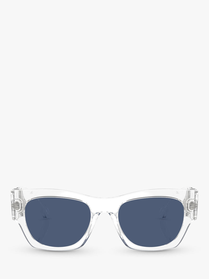 Versace rectangular sunglasses crystal 52mm (British brand)