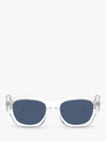 Versace rectangular sunglasses crystal 52mm (British brand)