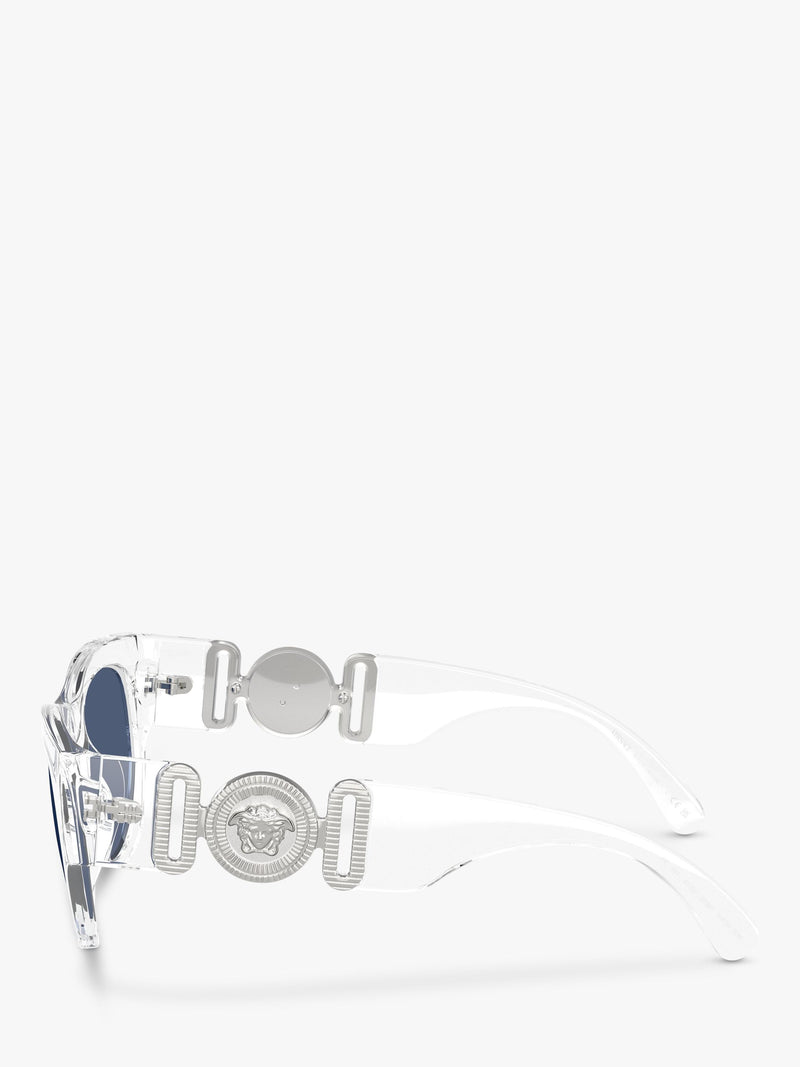 Versace rectangular sunglasses crystal 52mm (British brand)