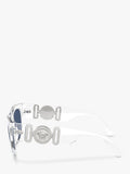Versace rectangular sunglasses crystal 52mm (British brand)