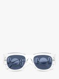Versace rectangular sunglasses crystal 52mm (British brand)
