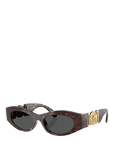 John Lewis Versace 0VE4480U Rectangular Sunglasses Brown- Buy online at McGrocer