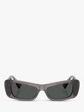 Versace rectangular sunglasses grey polyamide lenses (British brand)