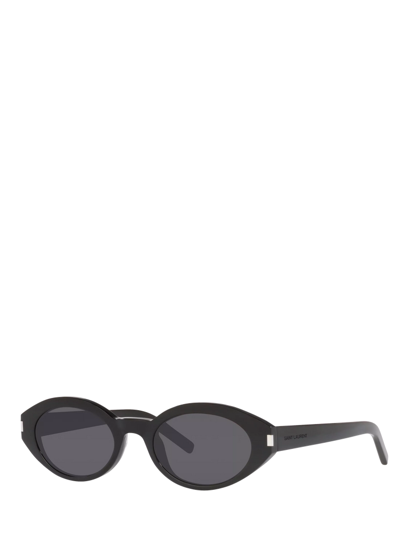 Yves Saint Laurent oval sunglasses with polyamide lenses and acetate frame - British product