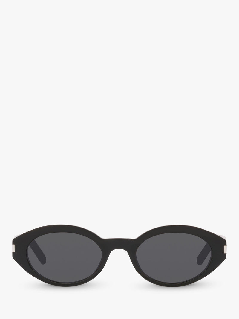 Yves Saint Laurent oval sunglasses with polyamide lenses and acetate frame - British product