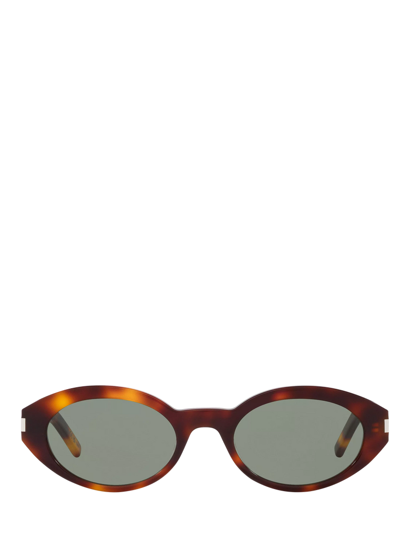 Yves Saint Laurent oval sunglasses tortoise green, UK version