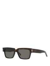John Lewis Yves Saint Laurent Men's Square Sunglasses Tortoise/Grey- Buy online at McGrocer
