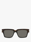 Yves Saint Laurent square sunglasses tortoise grey (British brand)