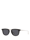 Yves Saint Laurent ovale Sonnenbrille schwarzer Rahmen 50mm Glasbreite - Britisches Produkt