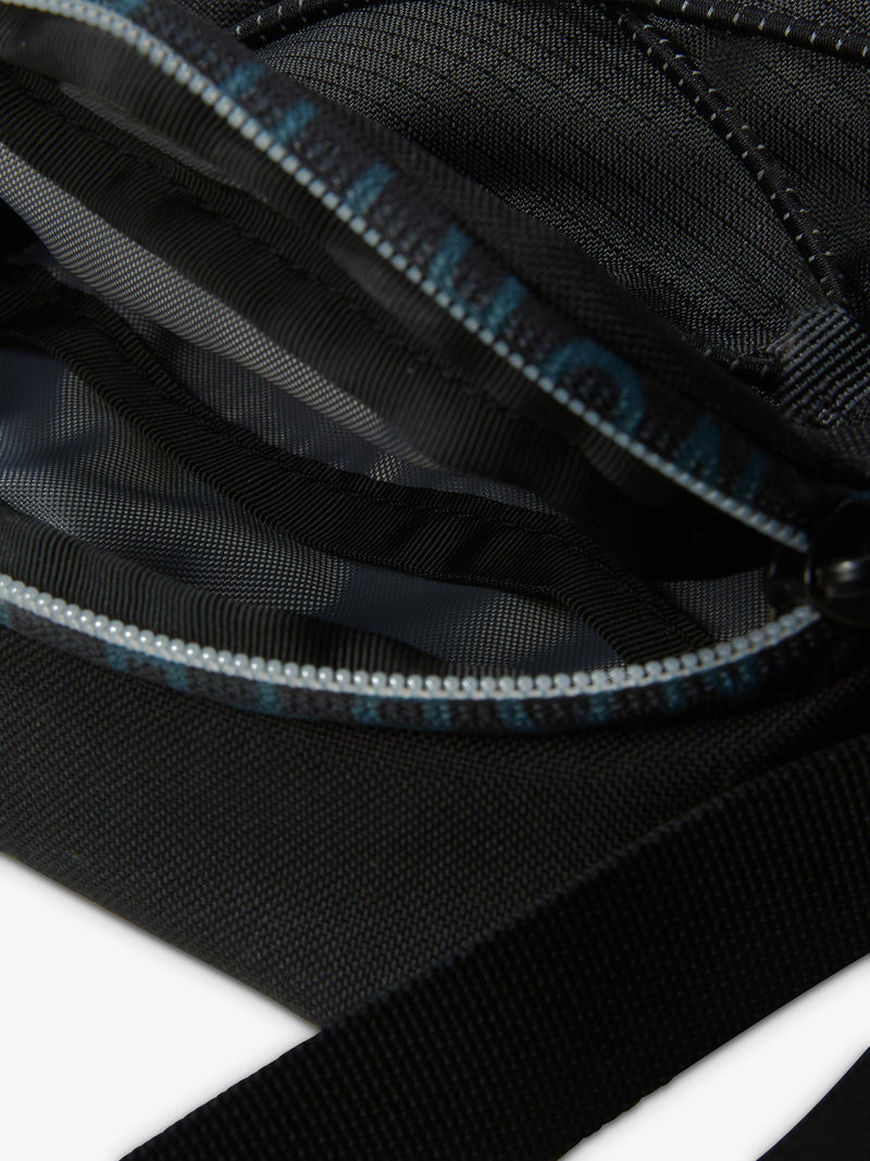 The North Face Jester cross body bag in asphalt grey and black, UK version