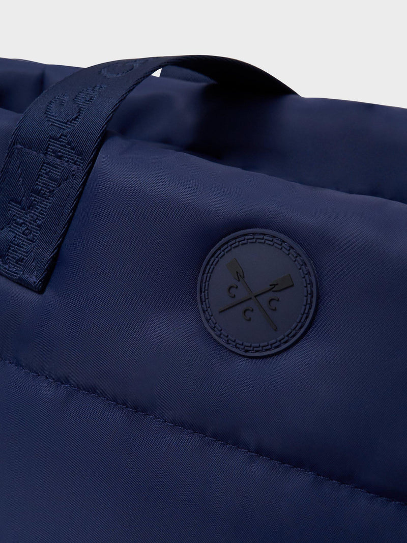 Crew Clothing nylon shoulder bag navy blue (British brand)