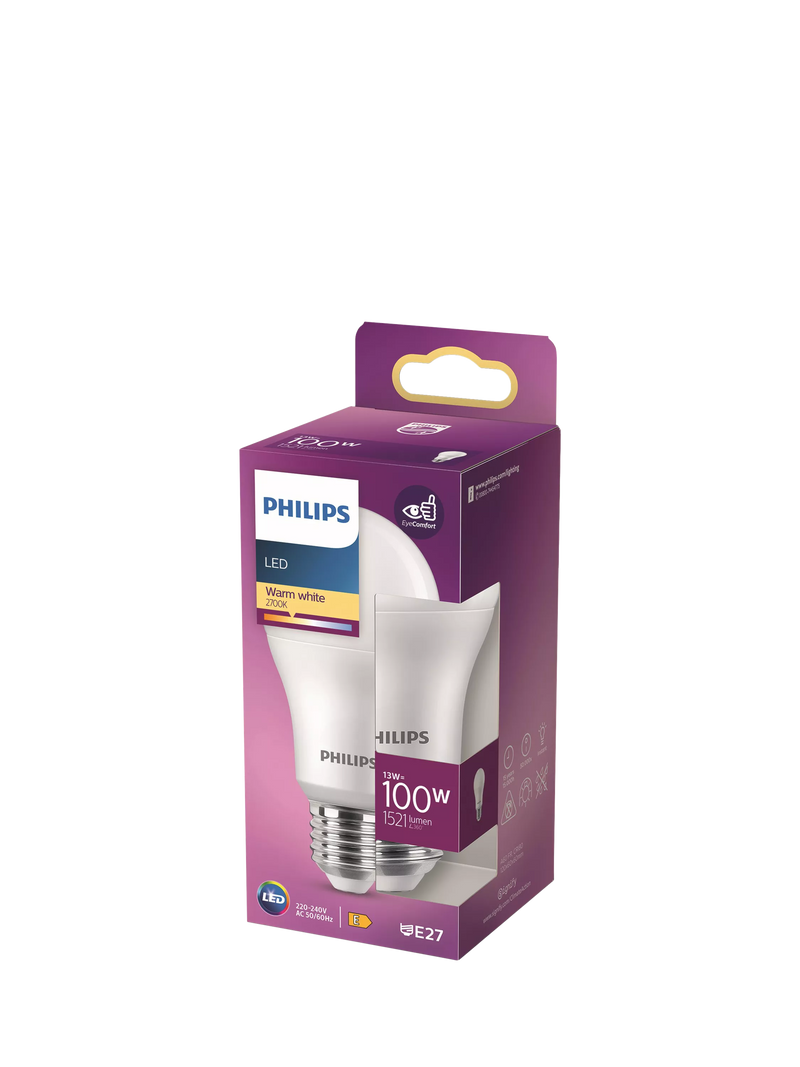 Philips 100W LED bulb E27, UK version