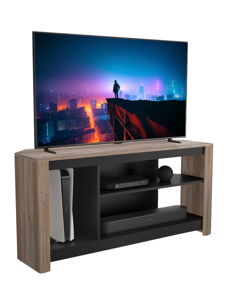 AVF Calibre Alto TV stand for 60-inch TVs, imported from the UK
