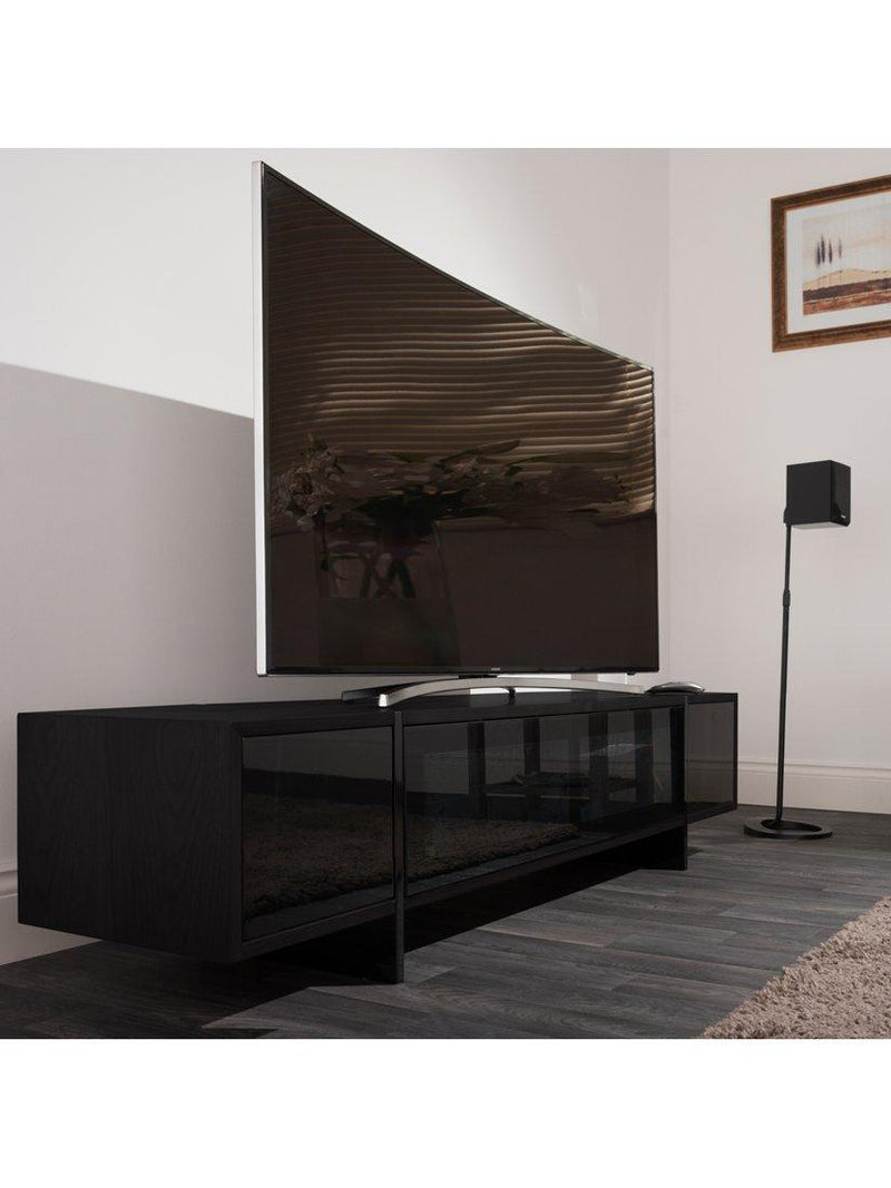 AVF Edge ED160 black TV stand for 80 inch TVs (British brand)